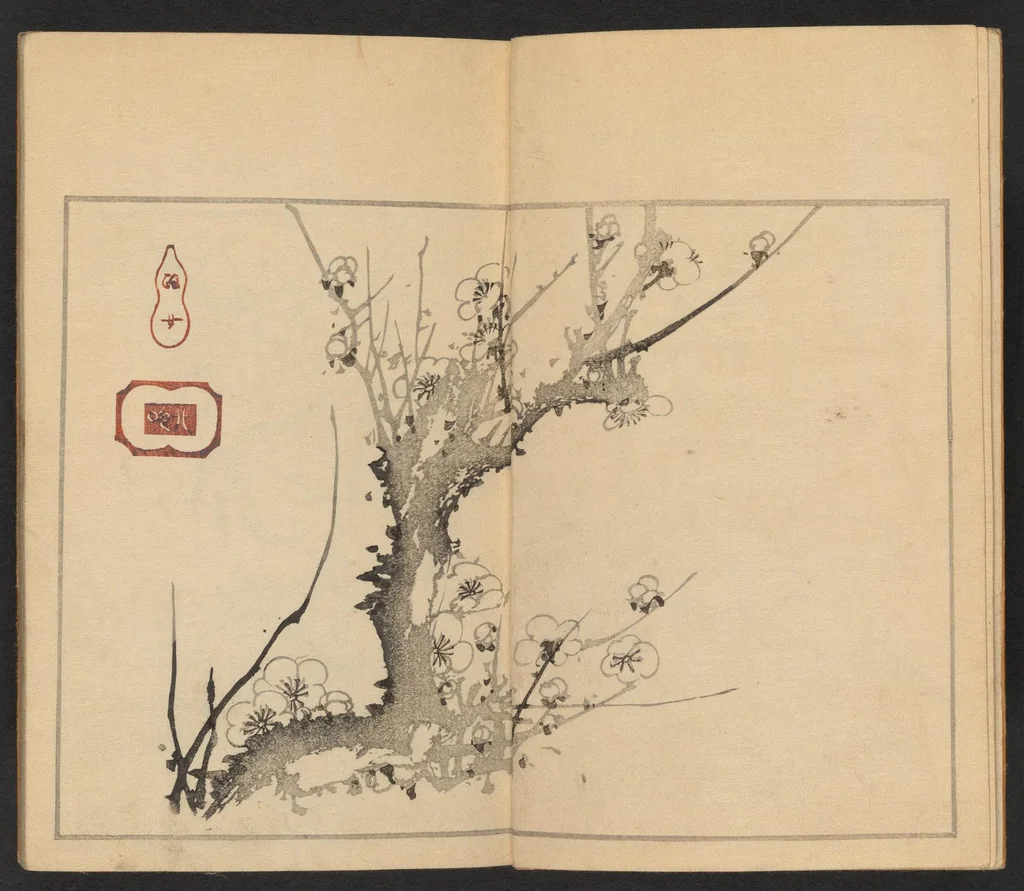 An illustration from Hokumei gafu, 1830, leaf 4