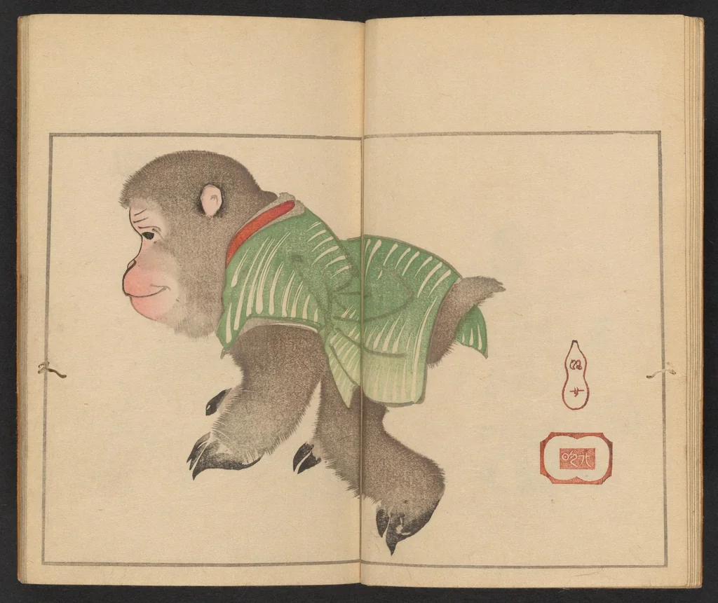 An illustration from Hokumei gafu, 1830, leaf 8