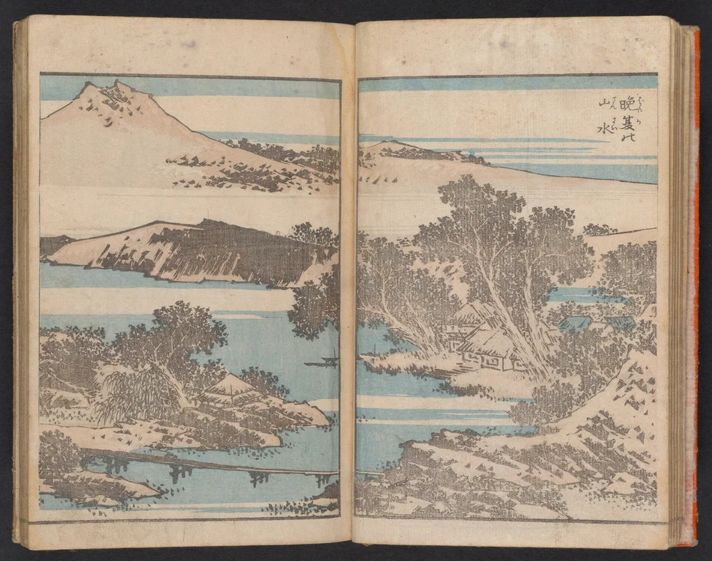An illustration from Hokusai gafu, 1800, leaf 10