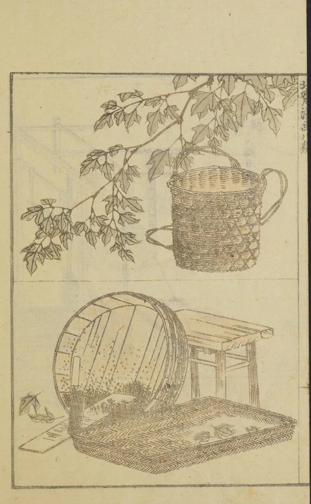 An illustration from Hokusai manga : (the sketchbooks of Hokusai), 1868, leaf 22