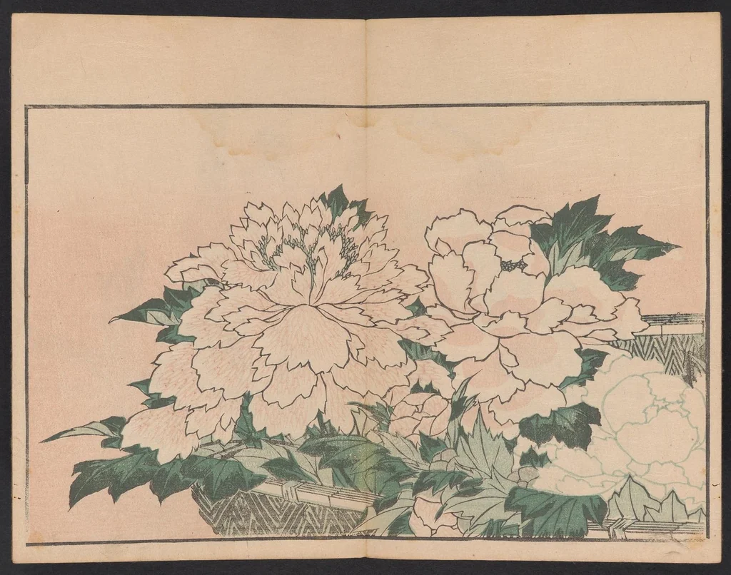 An illustration from Hokusai shasin gafu, 1814, leaf 11