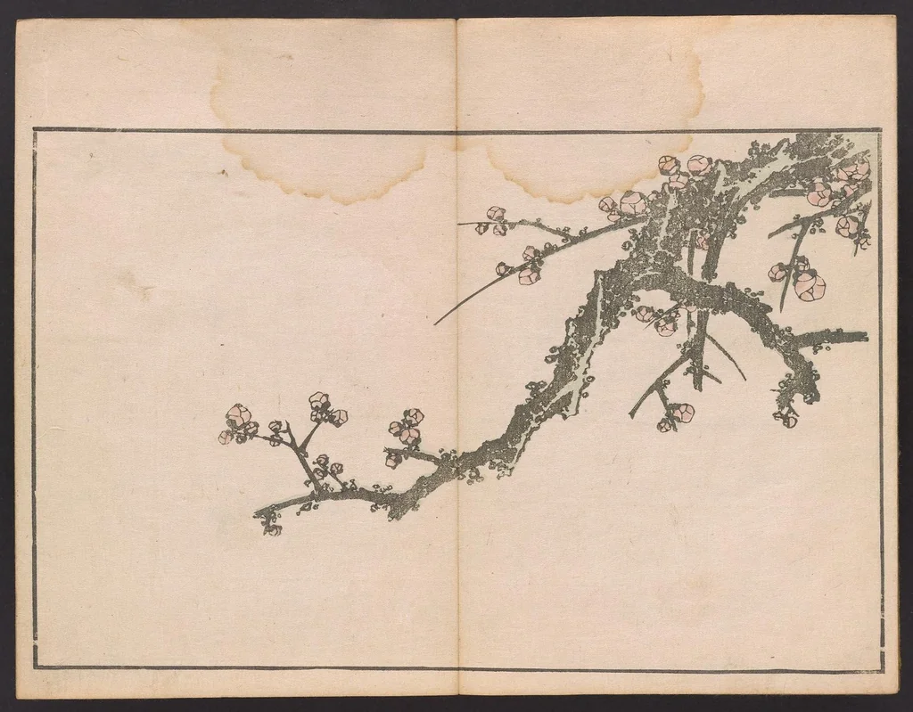 An illustration from Hokusai shasin gafu, 1814, leaf 8
