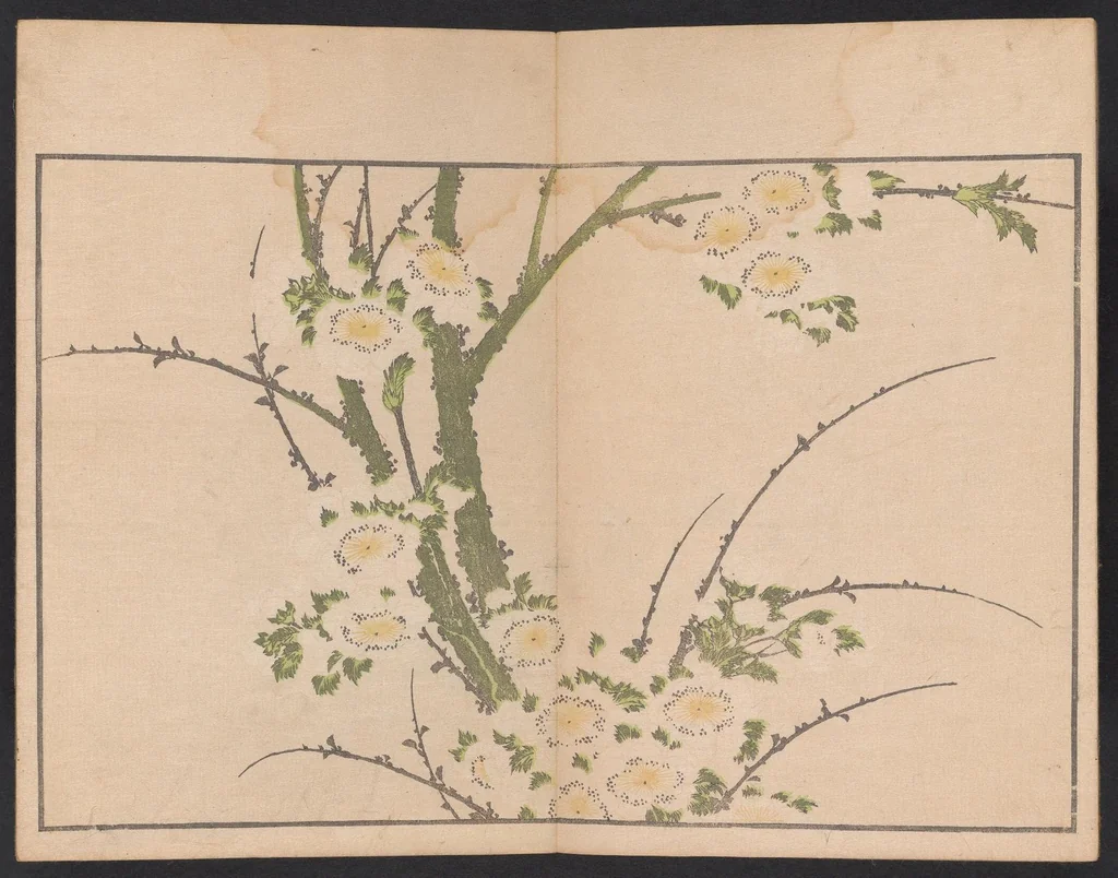 An illustration from Hokusai shasin gafu, 1814, leaf 9