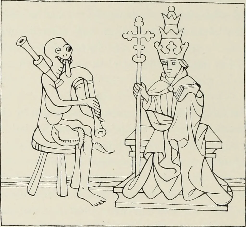 An illustration from Holbeins Totentanz und seine Vorbilder, 1897, leaf 125