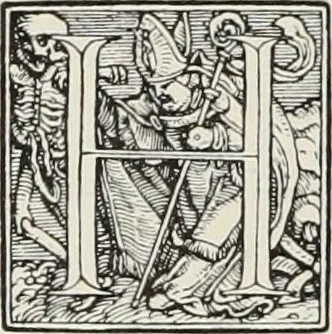 An illustration from Holbeins Totentanz und seine Vorbilder, 1897, leaf 227