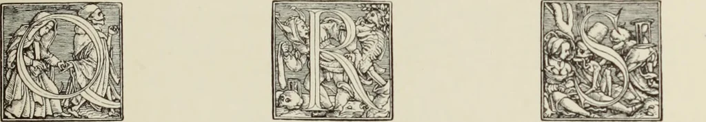 An illustration from Holbeins Totentanz und seine Vorbilder, 1897, leaf 320