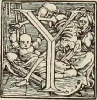 An illustration from Holbeins Totentanz und seine Vorbilder, 1897, leaf 320