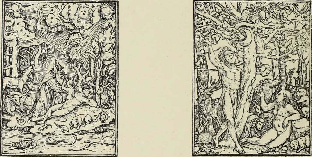 An illustration from Holbeins Totentanz und seine Vorbilder, 1897, leaf 323