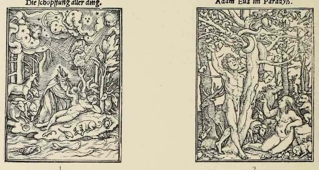An illustration from Holbeins Totentanz und seine Vorbilder, 1897, leaf 324
