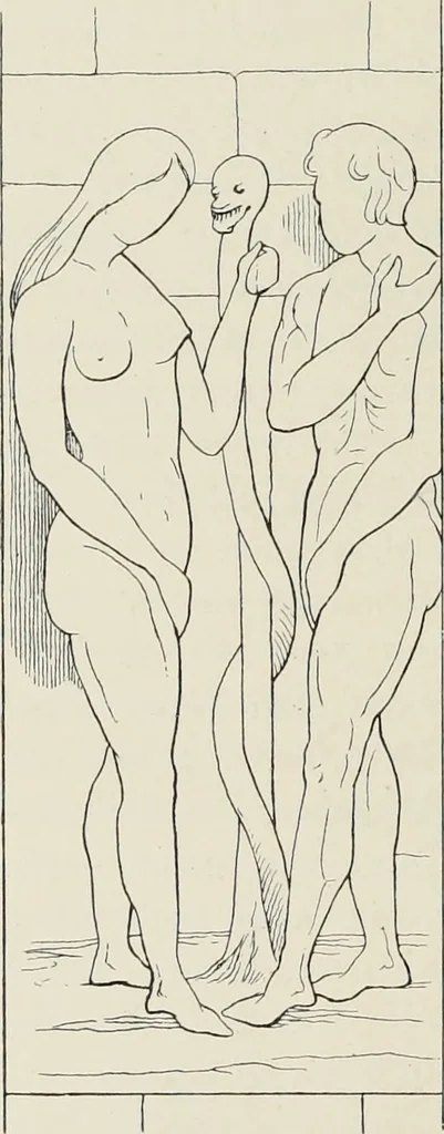 An illustration from Holbeins Totentanz und seine Vorbilder, 1897, leaf 53