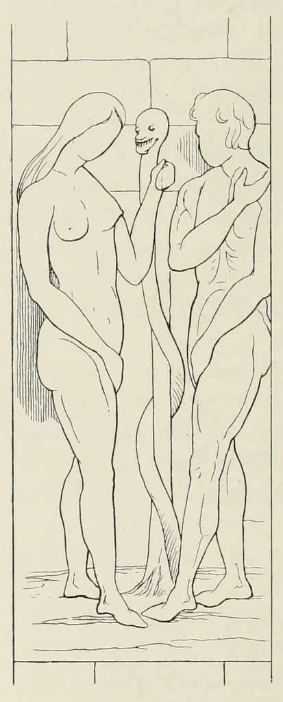 An illustration from Holbeins Totentanz und seine Vorbilder, 1897, leaf 54