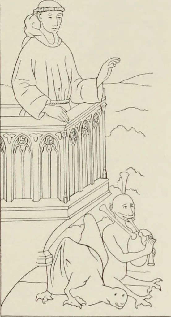 An illustration from Holbeins Totentanz und seine Vorbilder, 1897, leaf 76