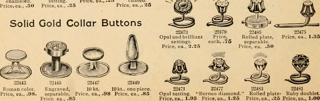 An illustration from Holiday specialties : jewelry, watches, silverware, musical goods, leather goods, sporting goods, etc., 1900, leaf 15