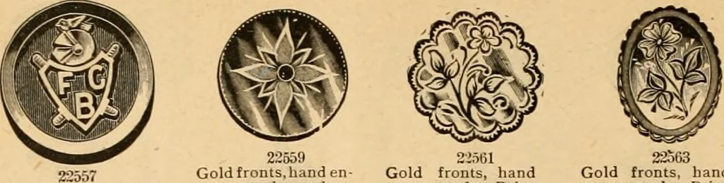 An illustration from Holiday specialties : jewelry, watches, silverware, musical goods, leather goods, sporting goods, etc., 1900, leaf 17