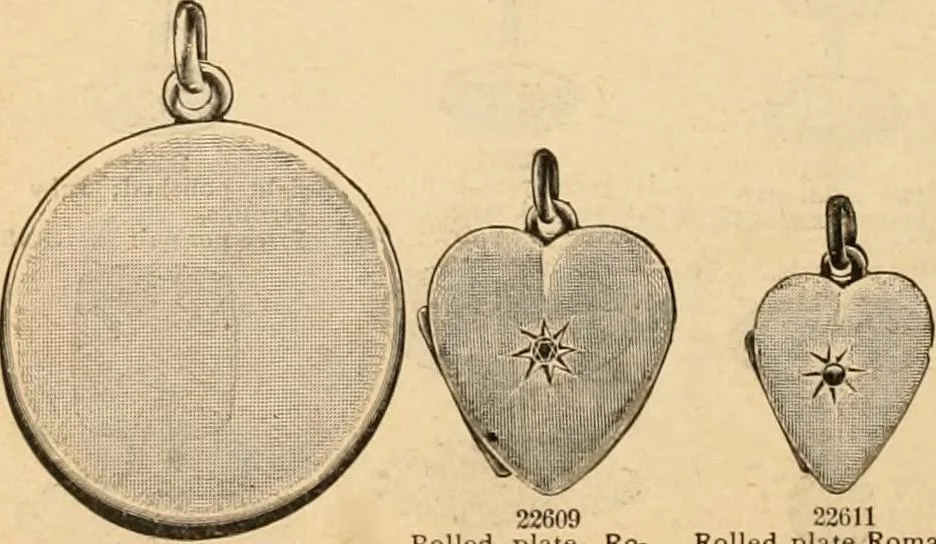 An illustration from Holiday specialties : jewelry, watches, silverware, musical goods, leather goods, sporting goods, etc., 1900, leaf 17