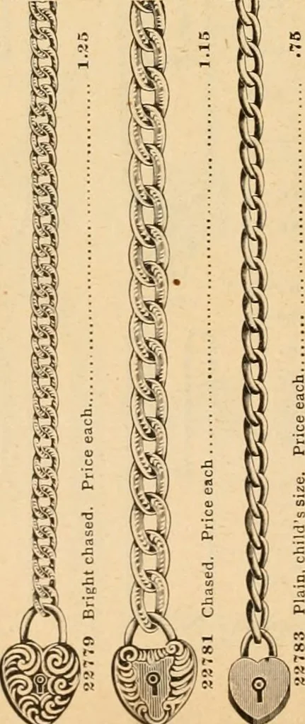 An illustration from Holiday specialties : jewelry, watches, silverware, musical goods, leather goods, sporting goods, etc., 1900, leaf 23