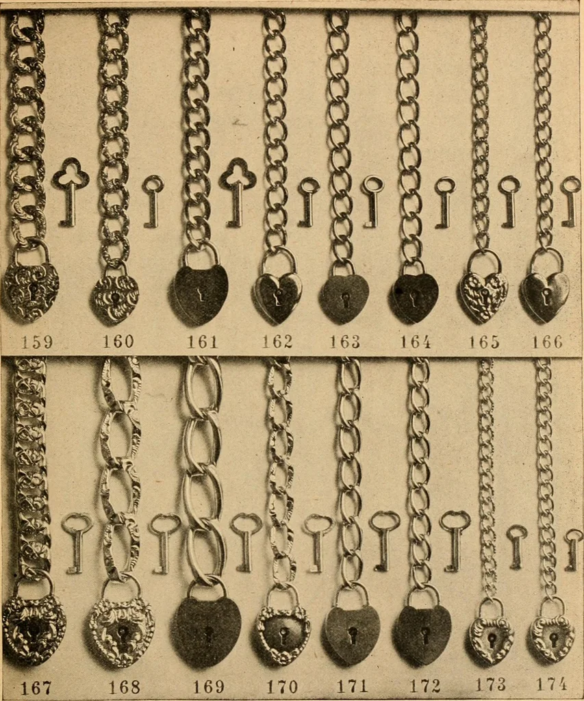An illustration from Holiday specialties : jewelry, watches, silverware, musical goods, leather goods, sporting goods, etc., 1900, leaf 24