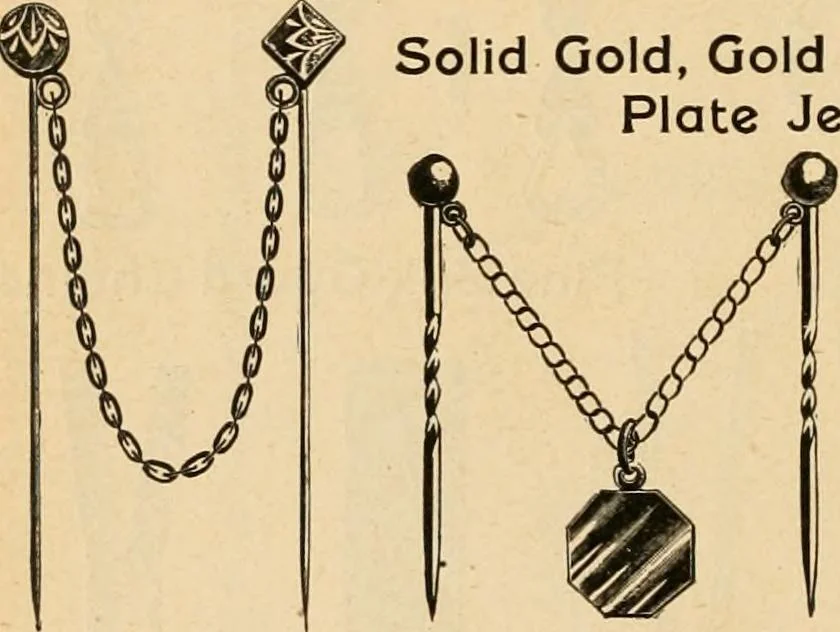 An illustration from Holiday specialties : jewelry, watches, silverware, musical goods, leather goods, sporting goods, etc., 1900, leaf 27