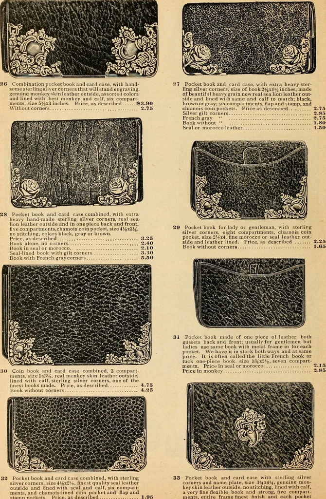 An illustration from Holiday specialties : jewelry, watches, silverware, musical goods, leather goods, sporting goods, etc., 1900, leaf 39