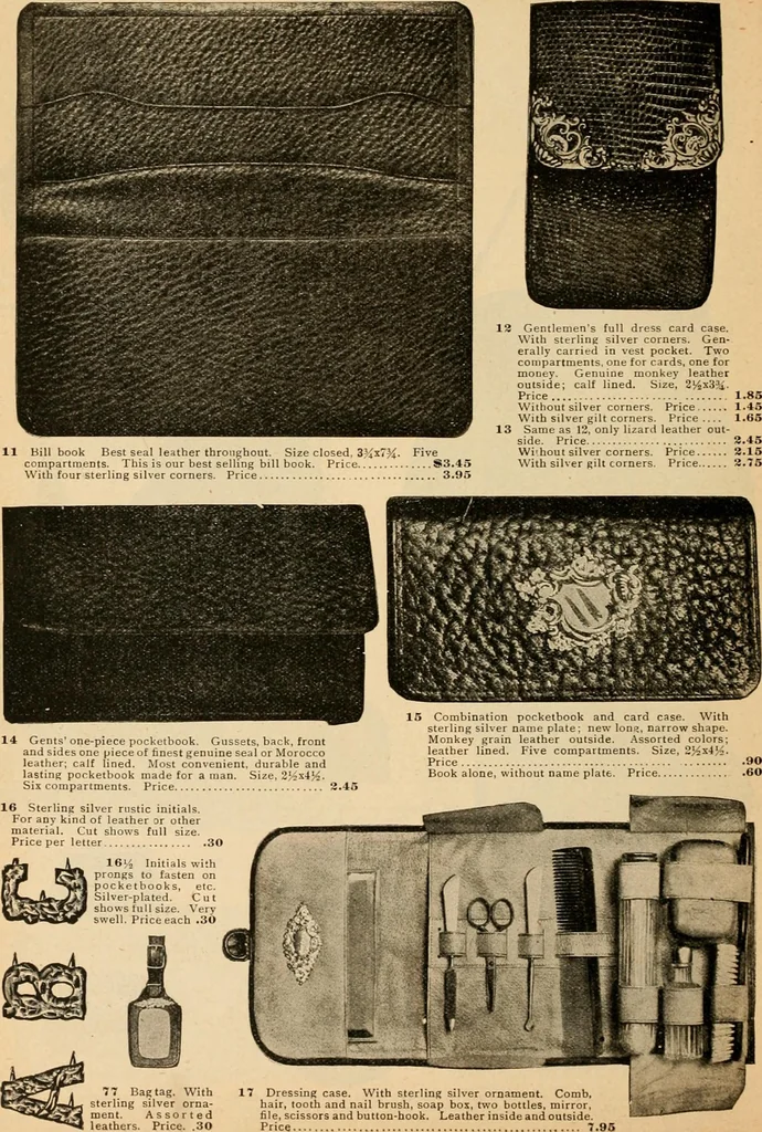 An illustration from Holiday specialties : jewelry, watches, silverware, musical goods, leather goods, sporting goods, etc., 1900, leaf 41