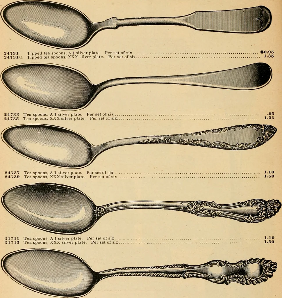 An illustration from Holiday specialties : jewelry, watches, silverware, musical goods, leather goods, sporting goods, etc., 1900, leaf 43