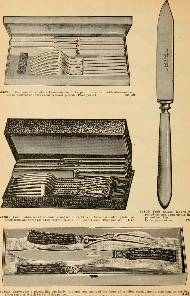 An illustration from Holiday specialties : jewelry, watches, silverware, musical goods, leather goods, sporting goods, etc., 1900, leaf 45