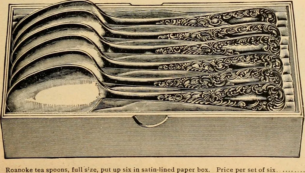 An illustration from Holiday specialties : jewelry, watches, silverware, musical goods, leather goods, sporting goods, etc., 1900, leaf 48