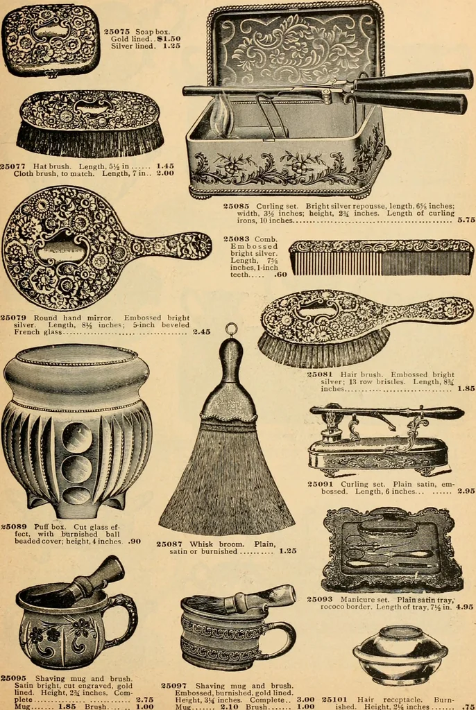 An illustration from Holiday specialties : jewelry, watches, silverware, musical goods, leather goods, sporting goods, etc., 1900, leaf 50