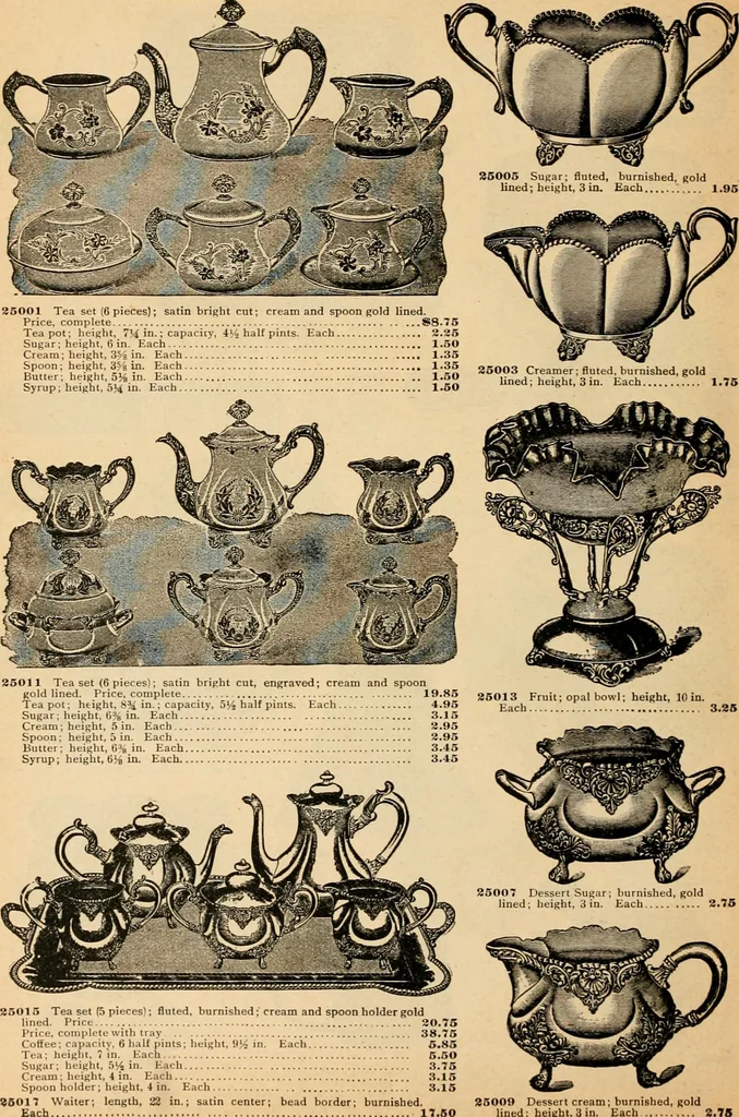 An illustration from Holiday specialties : jewelry, watches, silverware, musical goods, leather goods, sporting goods, etc., 1900, leaf 51