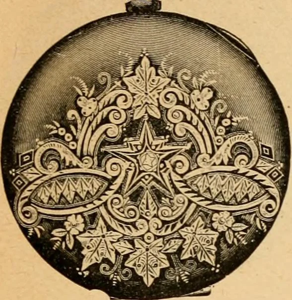 An illustration from Holiday specialties : jewelry, watches, silverware, musical goods, leather goods, sporting goods, etc., 1900, leaf 6