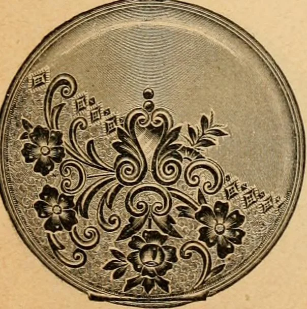An illustration from Holiday specialties : jewelry, watches, silverware, musical goods, leather goods, sporting goods, etc., 1900, leaf 6
