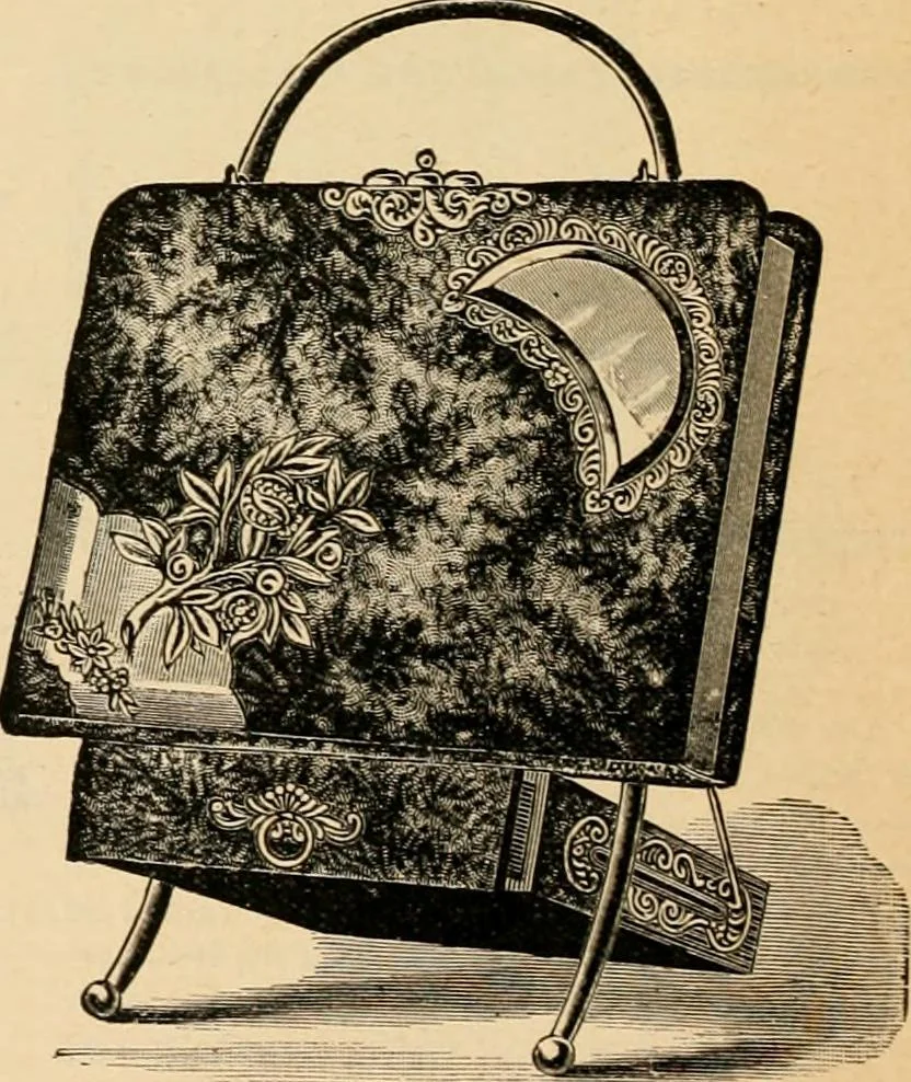 An illustration from Holiday specialties : jewelry, watches, silverware, musical goods, leather goods, sporting goods, etc., 1900, leaf 63
