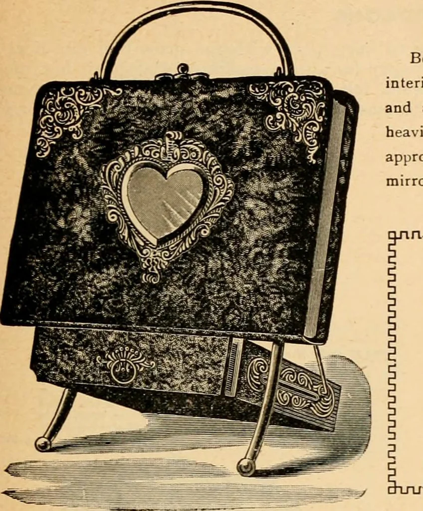 An illustration from Holiday specialties : jewelry, watches, silverware, musical goods, leather goods, sporting goods, etc., 1900, leaf 64