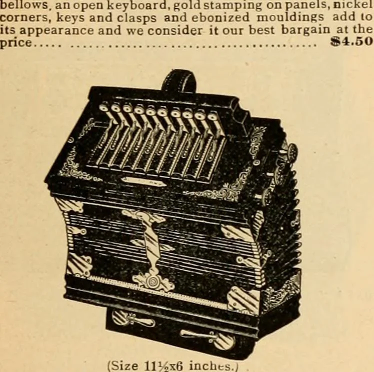 An illustration from Holiday specialties : jewelry, watches, silverware, musical goods, leather goods, sporting goods, etc., 1900, leaf 66