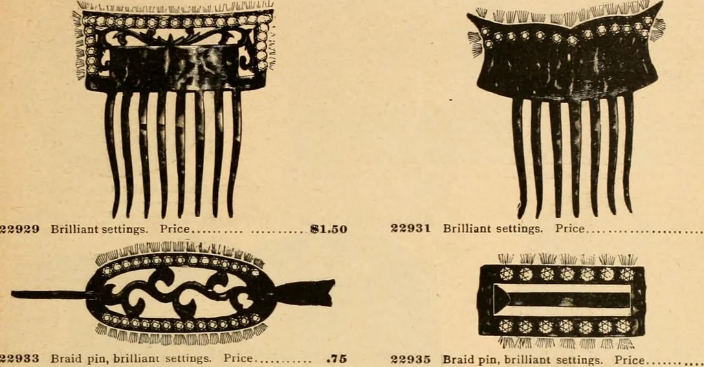 An illustration from Holiday specialties : jewelry, watches, silverware, musical goods, leather goods, sporting goods, etc., 1900, leaf 82