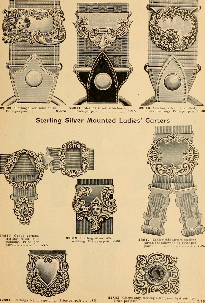An illustration from Holiday specialties : jewelry, watches, silverware, musical goods, leather goods, sporting goods, etc., 1900, leaf 84