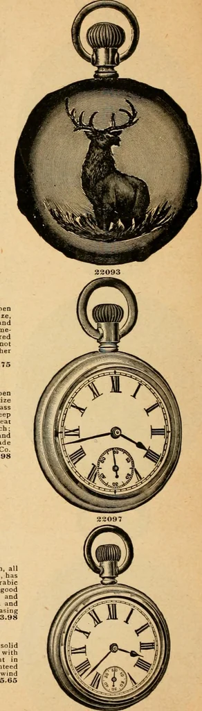 An illustration from Holiday specialties : jewelry, watches, silverware, musical goods, leather goods, sporting goods, etc., 1900, leaf 9