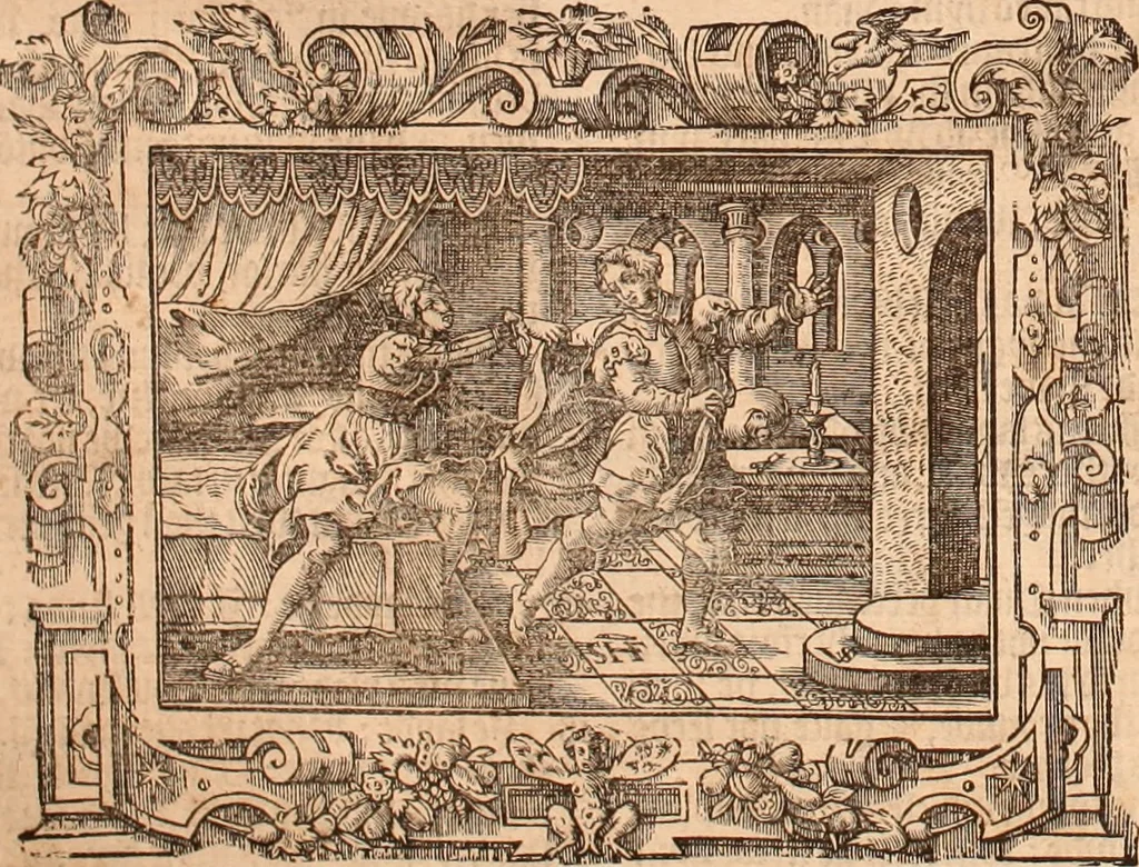 An illustration from The Holie Bible : conteynyng the Olde Testament and the Newe, 1568, leaf 103