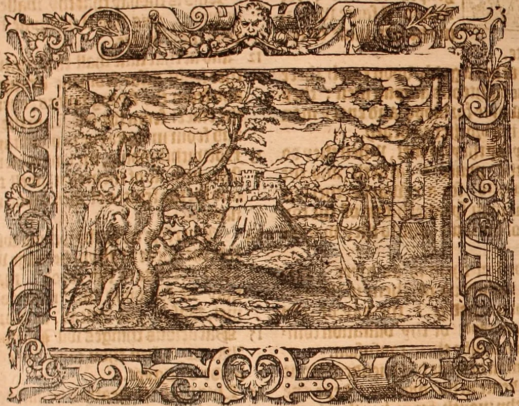 An illustration from The Holie Bible : conteynyng the Olde Testament and the Newe, 1568, leaf 1063