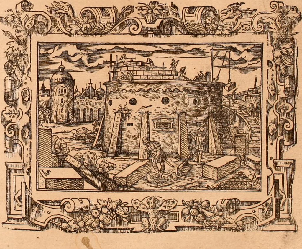 An illustration from The Holie Bible : conteynyng the Olde Testament and the Newe, 1568, leaf 1088