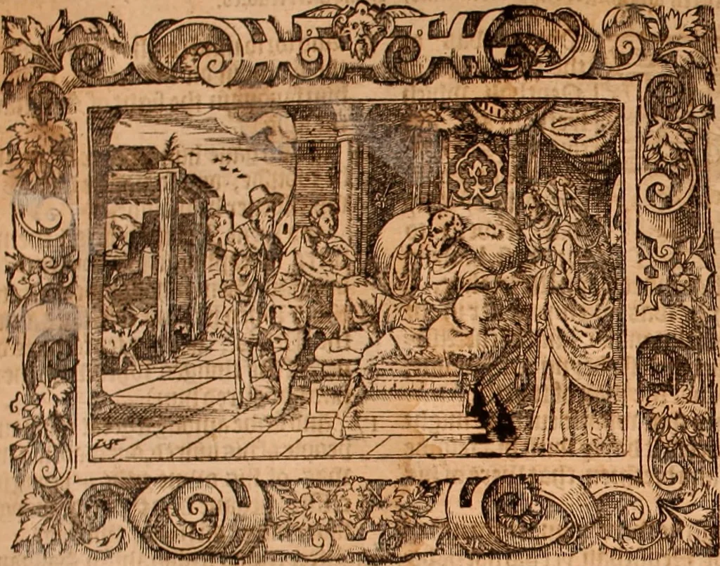 An illustration from The Holie Bible : conteynyng the Olde Testament and the Newe, 1568, leaf 1141
