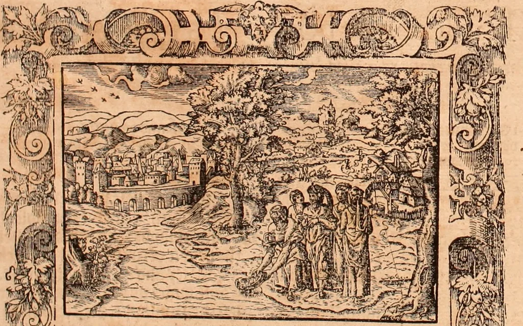 An illustration from The Holie Bible : conteynyng the Olde Testament and the Newe, 1568, leaf 121