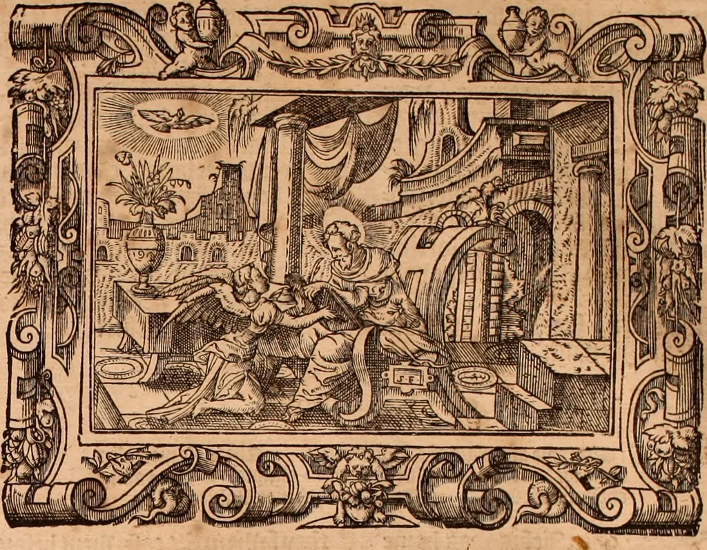 An illustration from The Holie Bible : conteynyng the Olde Testament and the Newe, 1568, leaf 1322