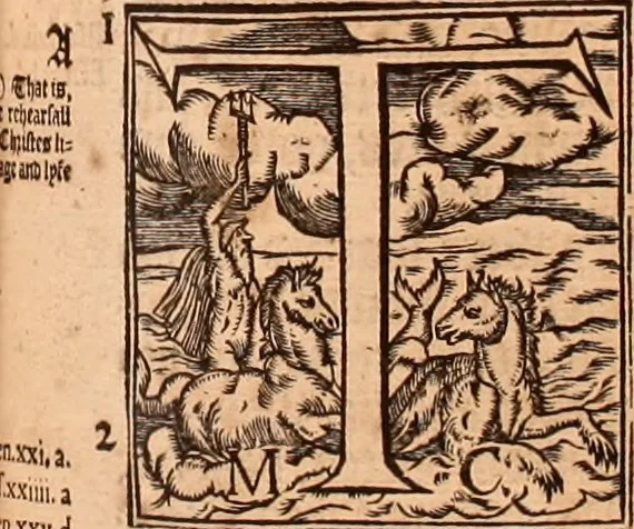 An illustration from The Holie Bible : conteynyng the Olde Testament and the Newe, 1568, leaf 1322