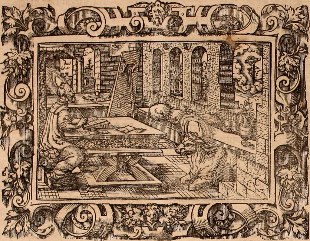 An illustration from The Holie Bible : conteynyng the Olde Testament and the Newe, 1568, leaf 1385