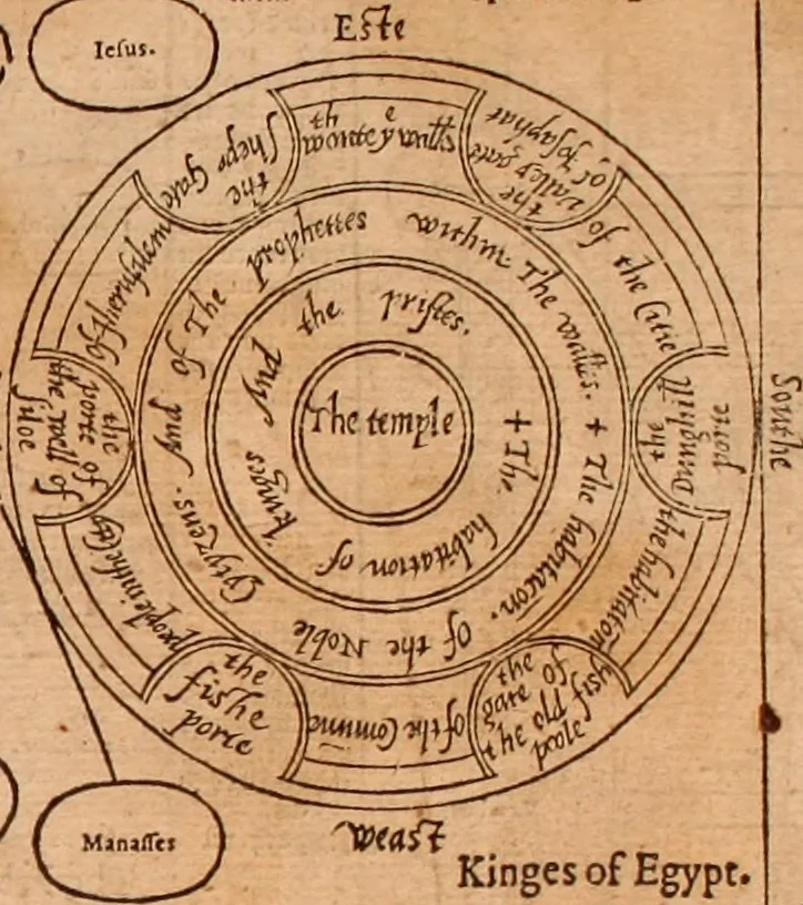 An illustration from The Holie Bible : conteynyng the Olde Testament and the Newe, 1568, leaf 14