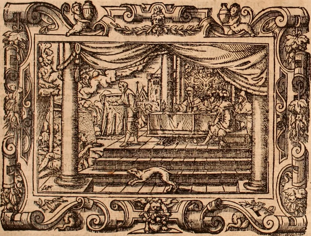 An illustration from The Holie Bible : conteynyng the Olde Testament and the Newe, 1568, leaf 1409