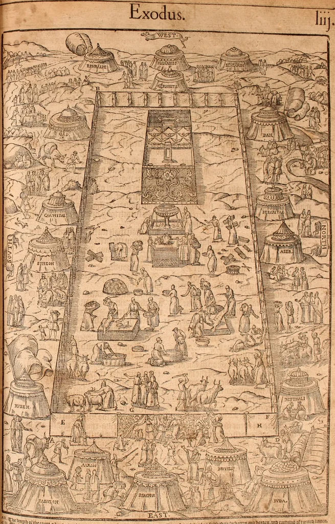 An illustration from The Holie Bible : conteynyng the Olde Testament and the Newe, 1568, leaf 156