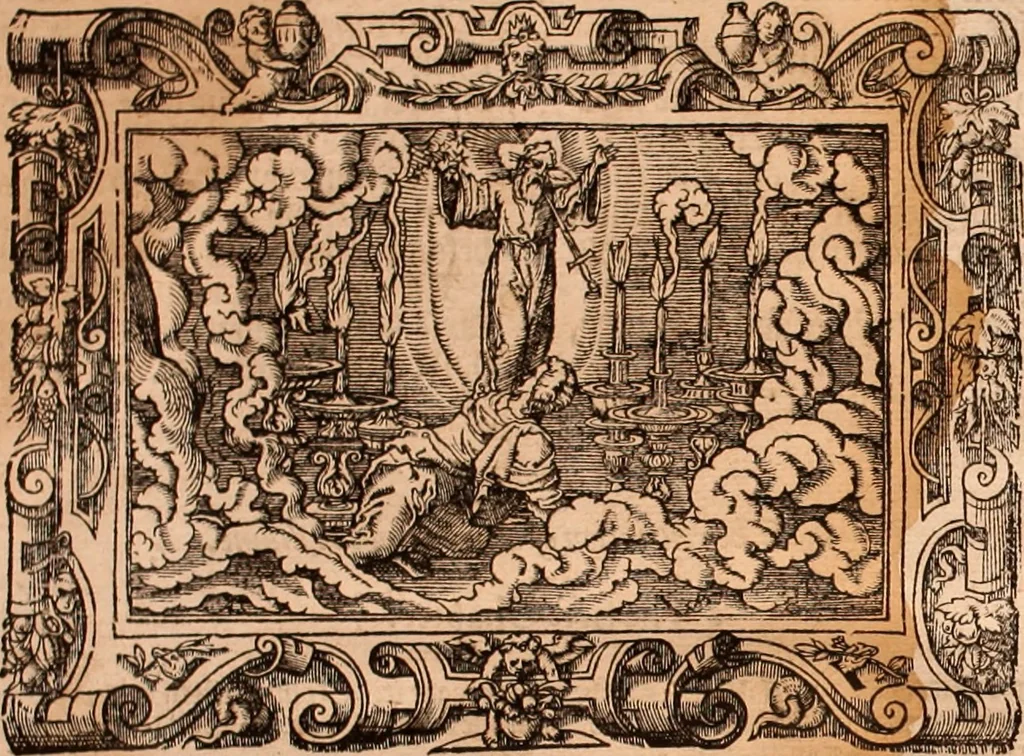 An illustration from The Holie Bible : conteynyng the Olde Testament and the Newe, 1568, leaf 1601