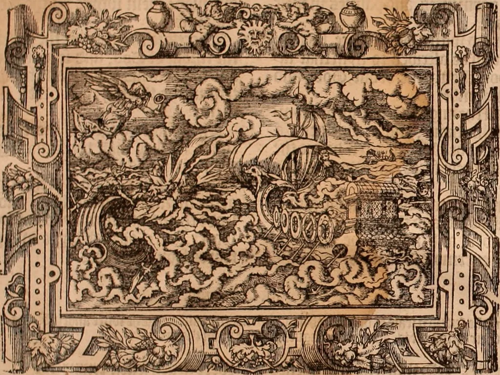 An illustration from The Holie Bible : conteynyng the Olde Testament and the Newe, 1568, leaf 1609
